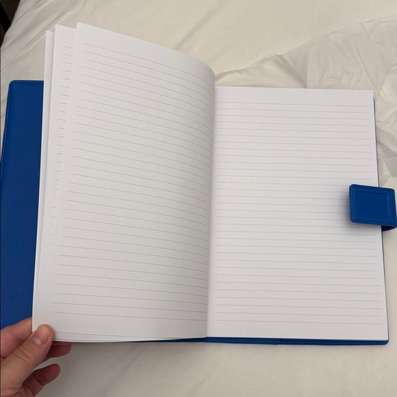 Things Remembered Pebble Grain Journal- LARGE- BLUE NEW IN BOX - Picture 4 of 6